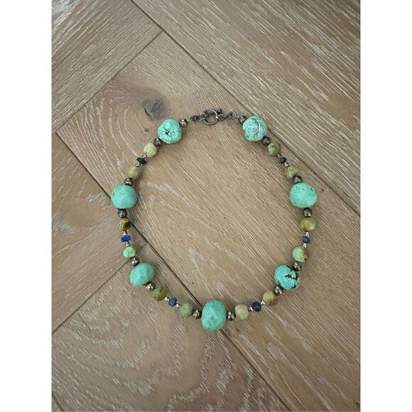 Howlite Beaded Necklace Women's Fashion Jewelry Artistic Statement - Picture 6 of 9